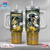 Custom Name Green Bay Packers NFL Mickey Mouse Stainless Steel Tumbler 40Oz With Handle