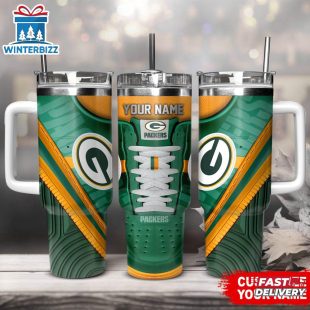 Custom Name Green Bay Packers Sport Stainless Steel Tumbler 40Oz With Handle