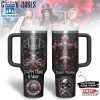Custom Name Guns N’ Roses Music Tumbler 40Oz Handle For Fans
