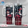 Custom Name Houston Texans NFL Mickey Mouse Stainless Steel Tumbler 40Oz With Handle