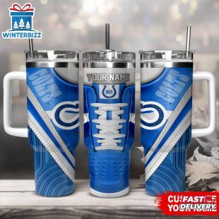 Custom Name Indianapolis Colts Sport Stainless Steel Tumbler 40Oz With Handle