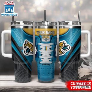 Custom Name Jacksonville Jaguars Sport Stainless Steel Tumbler 40Oz With Handle