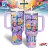 Custom Name Jesus Tumbler 40Oz Handle For Fans