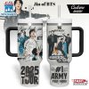 Custom Name Jin BTS Music Tumbler 40Oz Handle For Fans