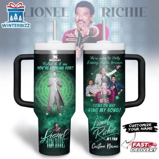 Custom Name Lionel Richie Music Tumbler 40Oz Handle For Fans