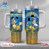 Custom Name Los Angeles Chargers NFL Mickey Mouse Stainless Steel Tumbler 40Oz With Handle