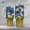 Custom Name Los Angeles Rams NFL Mickey Mouse Stainless Steel Tumbler 40Oz With Handle