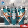 Custom Name Miami Dolphins Sport Stainless Steel Tumbler 40Oz With Handle