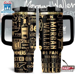 Custom Name Morgan Wallen Music Tumbler 40Oz Handle For Fan