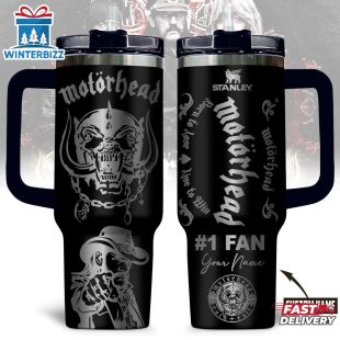 Custom Name Mot?rhead Music Tumbler 40Oz Handle For Fans