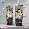 Custom Name New Orleans Saints NFL Mickey Mouse Stainless Steel Tumbler 40Oz With Handle