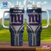Custom Name New York Giants Leopard Stainless Steel Tumbler 40Oz With Handle