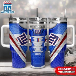 Custom Name New York Giants Sport Stainless Steel Tumbler 40Oz With Handle