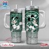 Custom Name New York Jets NFL Mickey Mouse Stainless Steel Tumbler 40Oz With Handle