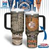 Custom Name New York Mets MLB Tumbler 40Oz Handle For Fans