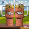 Custom Name NFL Denver Broncos Team Stainless Steel Tumbler 40Oz With Handle