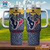 Custom Name NFL Houston Texans Team Stainless Steel Tumbler 40Oz With Handle