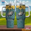 Custom Name NFL Philadelphia Eagles Team Stainless Steel Tumbler 40Oz With Handle