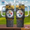Custom Name NFL Pittsburgh Steelers Team Stainless Steel Tumbler 40Oz With Handle