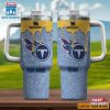 Custom Name NFL Tennessee Titans Team Stainless Steel Tumbler 40Oz With Handle