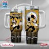 Custom Name Pittsburgh Steelers NFL Mickey Mouse Stainless Steel Tumbler 40Oz With Handle