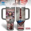 Custom Name Roman Reigns Sports Tumbler 40Oz Handle For Fans