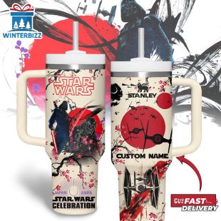 Custom Name Star Wars Movies Tumbler 40Oz Handle For Fans