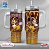 Custom Name Washington Commanders NFL Mickey Mouse Stainless Steel Tumbler 40Oz With Handle