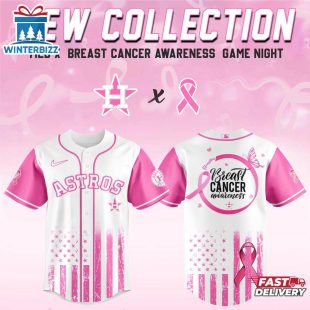 Houston Astros MLB X Breast Cancer Awareness Month Baseball Jersey For Fans