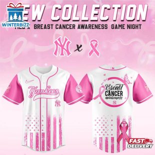 New York Yankees MLB X Breast Cancer Awareness Month Baseball Jersey For Fans