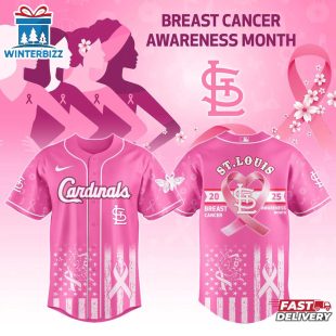 St. Louis Cardinals MLB X Breast Cancer Awareness Month Baseball Jerseys