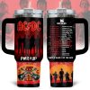 ACDC Music Tumbler 40Oz Handle For Fan