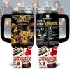Aerosmith Music Pattern Tumbler 40Oz Handle For Fan