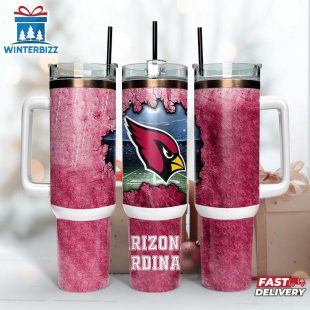 Arizona Cardinals Logo Team Tumbler 40Oz With Handle