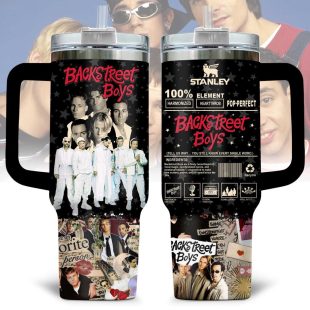 Backstreet Boys Music Tumbler 40Oz Handle For Fan