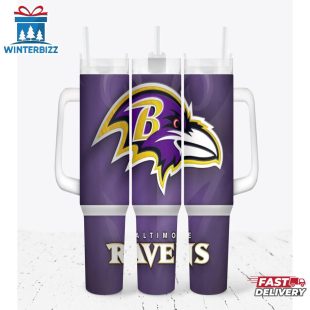 Baltimore Ravens Football Tumbler 40Oz With Handle