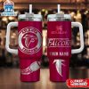 Custom Name Atlanta Falcons Nfl Tumbler 40Oz Handle Gift For Fans
