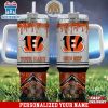 Custom Name Cincinnati Bengals Tumbler 40Oz With Handle Gifts For Fan