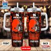 Custom Name Cleveland Browns Tumbler 40Oz Handle Gift For Fans