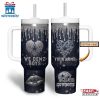 Custom Name Dallas Cowboys NFL Heart Tumbler 40Oz Handle Gift For Fans