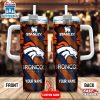 Custom Name Denver Broncos Tumbler 40Oz Handle Gift For Fans