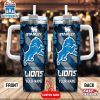 Custom Name Detroit Lions Tumbler 40Oz Handle Gift For Fans