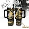 Custom Name Elvis Presley Music Tumbler 40Oz Handle For Fans