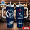 Custom Name Houston Texans Nfl Tumbler 40Oz Handle Gift For Fans