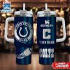 Custom Name Indianapolis Colts Nfl Tumbler 40Oz Handle Gift For Fans