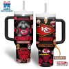 Custom Name Kansas City Chiefs Tumbler 40Oz Handle Gift For Fans