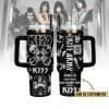 Custom Name KISS Band Music Tumbler 40Oz Handle For Fans