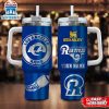 Custom Name Los Angeles Rams Nfl Tumbler 40Oz Handle Gift For Fans