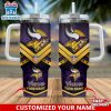 Custom Name Minnesota Vikings Tumbler 40Oz With Handle For Fan