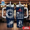 Custom Name New England Patriots Nfl Tumbler 40Oz Handle Gift For Fans